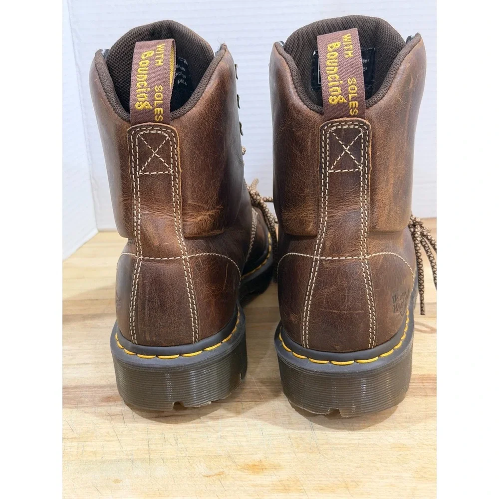 Dr. Martens Crofton AW004 Brown Men's Boots Size 10 EUC